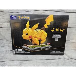 MEGA Pokémon Motion Pikachu Building Brick Set NEW
